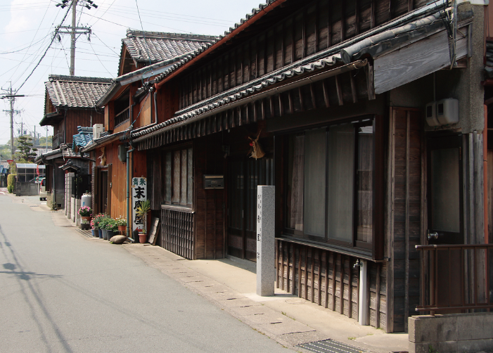 宿場町の町並み